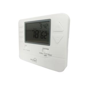 White LCD Display Digital Room Thermostat For Precise Temperature Control