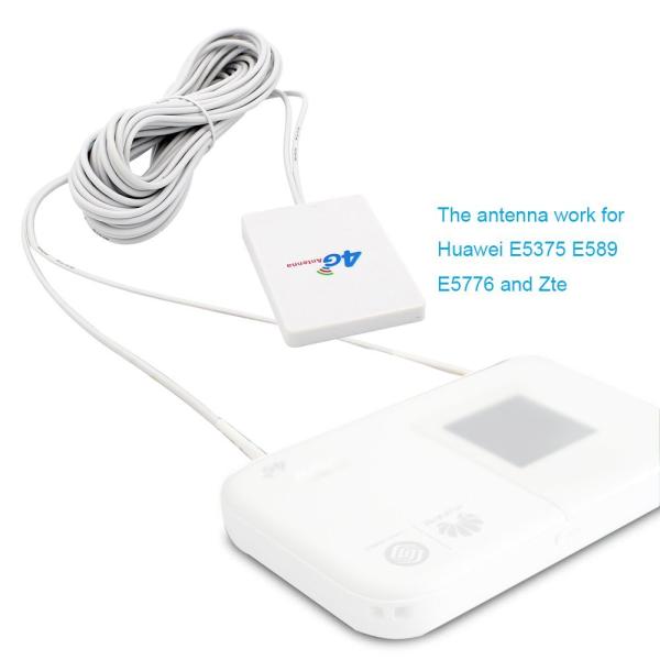 3m Cable Length 12dBi Gain 2-TS9-male Connector MIMO Panel Antenna for 3G 4G LTE Mobile