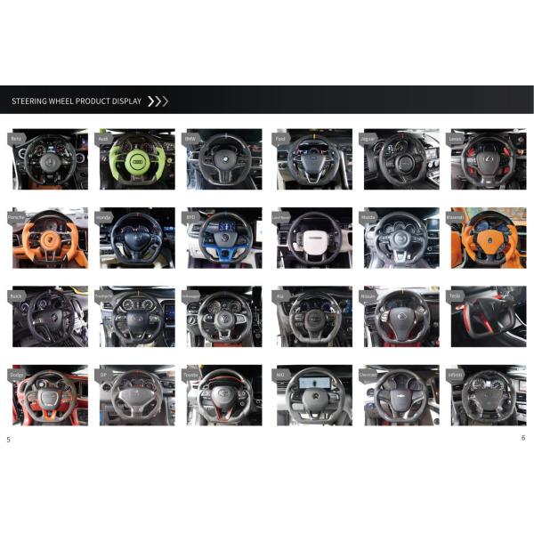 Cheverolet Series Real Carbon Fiber Steering Wheel Lightweight Durable