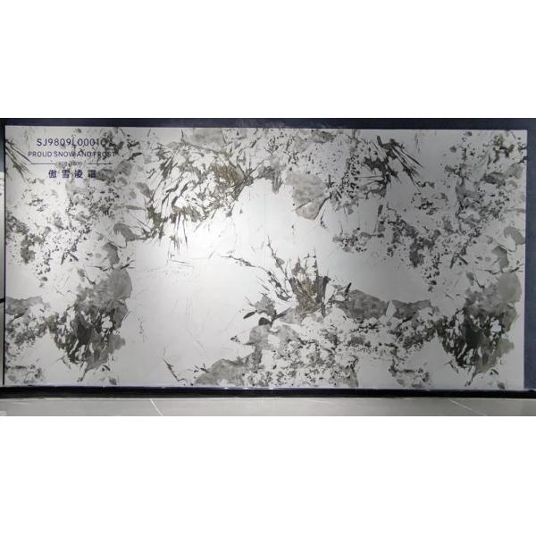 900x1800mm Gray Polished Glazed Porcelain Tile for Indoor Floor