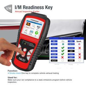 Enhanced OBD2 Diagnostic Code Reader Kw830 2.8 Inches Big TFT Color Screen