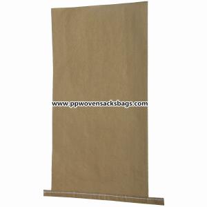 Quality Kraft Paper / Polypropylene Laminated Woven Sacks for sale
