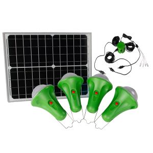 25W 11V 5200mah Solar Emergency Lights With Solar Charging