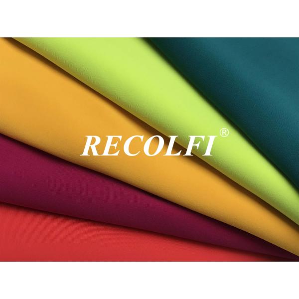 Environmental Protection Recycled Swimsuit Fabric Dyed Colors Pantone Tpg Colors