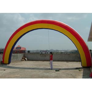 Quality 8m Span Commercial colored advertising Inflatable Arch rental For Party for sale