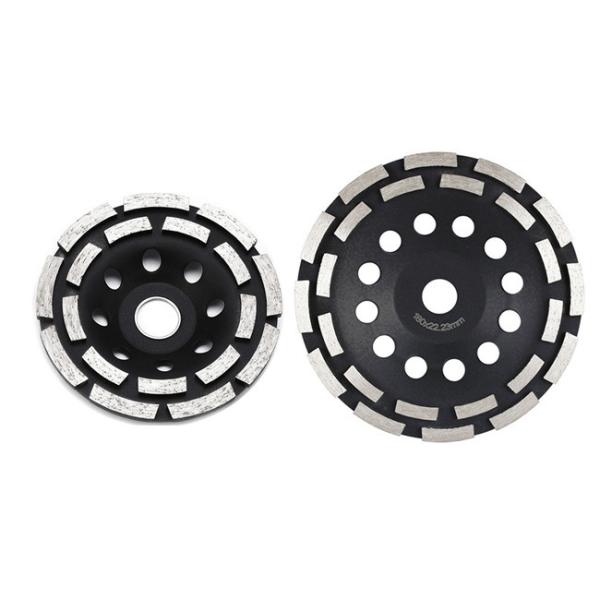 Buy CE Double Row Concrete Grinding Stone Cup Wheel 230mm at wholesale prices