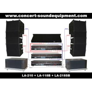 China 480W Q1 Line Array Speaker System With Horn Loaded dual 18 Subwoofer on sale