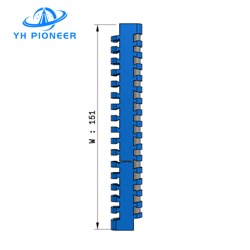 Polyoxymethylene POM Flat Top Modular Belt Food Grade For Conveying Equipment