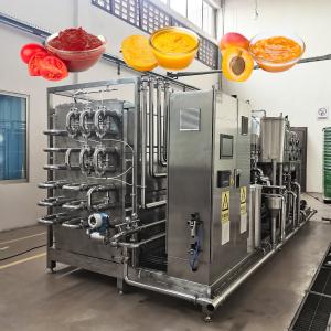 Quality Tomato Paste Industrial Pasteurizer / Fruit Jam Processing Sterilizer Machine for sale
