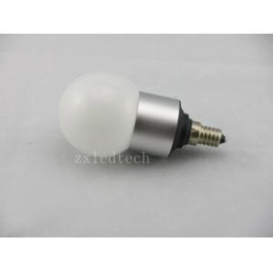 Aluminum E14, E26 134mm(H)*60mm(D) Dimmable 3W LED Bulbs Light