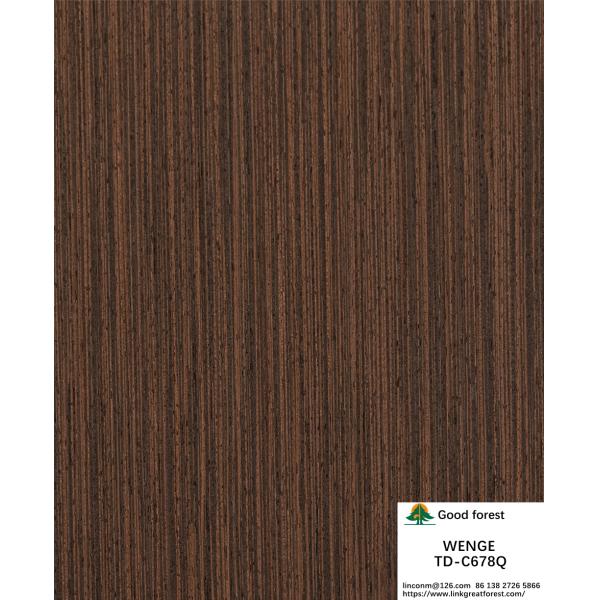 Engineered Wood Veneer Slice Cut Wenge Quarter Grain Good Price For Hotel Decoration 3200mm TD-678Q/1403Q/2238Q