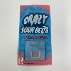 Digital Print Three Side Seal Bags Cotton Candy Packaging Bags With Window