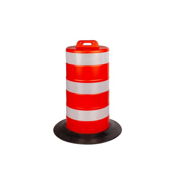 Buy 110cm Reflective Traffic Safety Channelizer Drums Traffic Control Barrels at wholesale prices