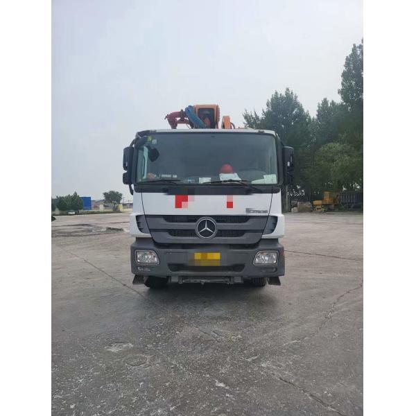 2014 Zoomlion 47m Concrete Pump Truck Concrete Boom Pump Concrete Mixer Machine Mercedes Benz Used Concrete Pump Truck