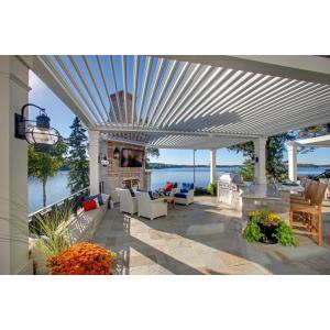 OEM Motorized Outdoor Waterproof Aluminium Bioclimatic Backyard Pergola