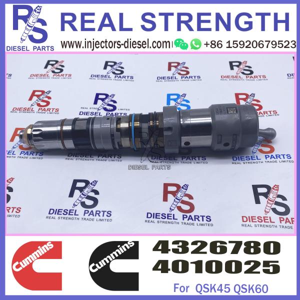 4001813 4010025 4088427 Cummins Diesel Injector For Engine QSK45 CM500 / QSK45G
