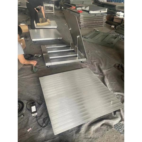 Waterproof Digital Scale 1.2x1.2m 3t Stainless Steel Platform Floor Scale