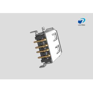 USB connector 2.0 4PIN AF 90 ° BOTH SIDES FIXED PIN IS STRAIGHT AND SMD FOOT