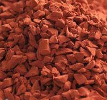 Red Non Toxi Playground Rubber Granules Mulch EPDM WAF Certification