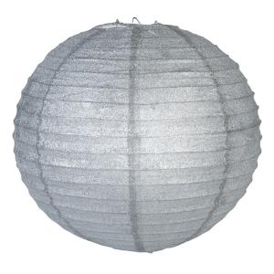 Quality 12&quot; Glitter Lantern - Silver for sale