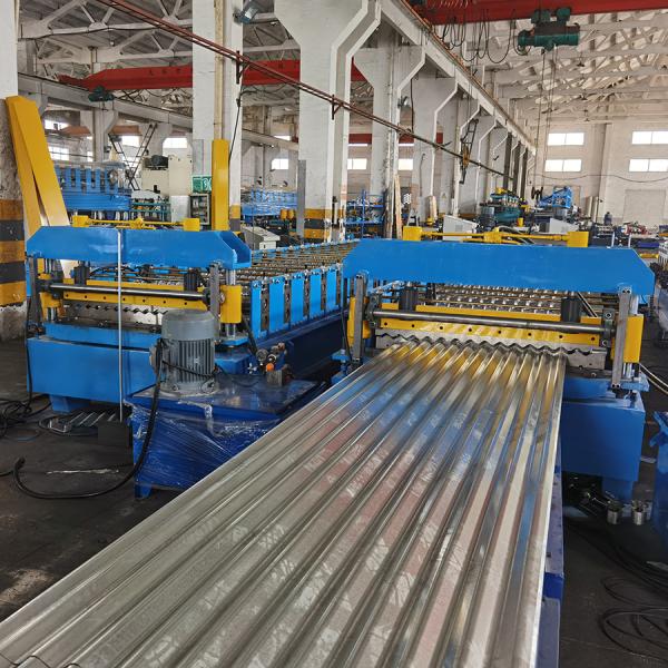 Double Layer Roofing Sheet Machine IBR Making Machine Colored Glaze Steel