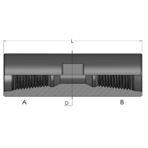 High Fatigue Strength DTH Drilling Tools DTH Sub Male-Male , Downhole Drilling