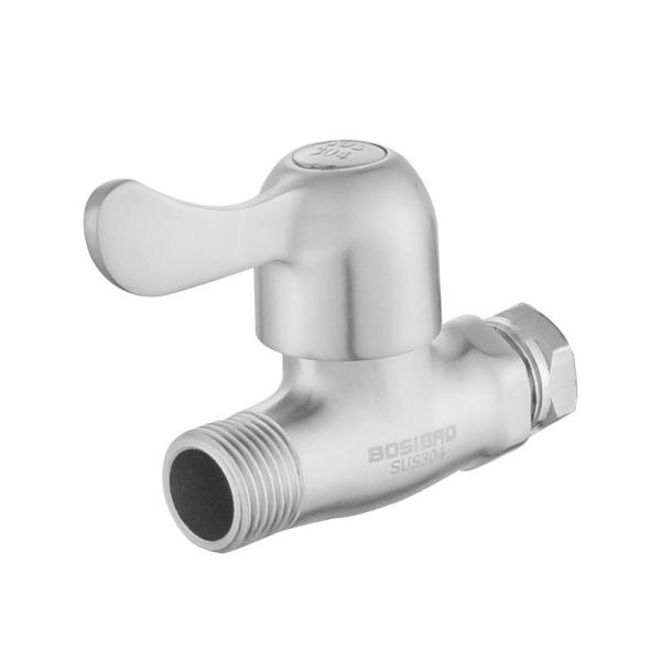Polishing Acid Alkali Resistance Bathroom Angle Valve Stainless Steel Shower