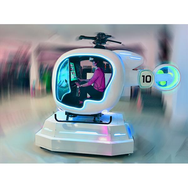 SSD 240G Coin Operation 9D VR Helicopter 15pcs Interactive Shooting Games