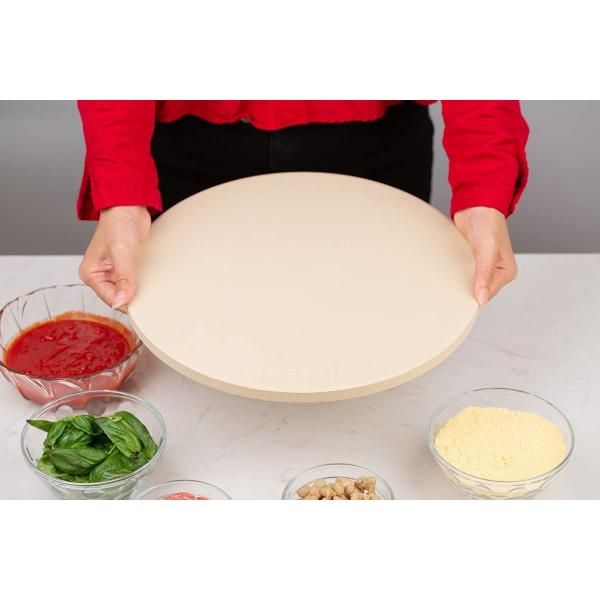 Round Shape Kamado Grill Accessories 8'' 10'' 12'' 13'' 15'' Baking Pizza Stone