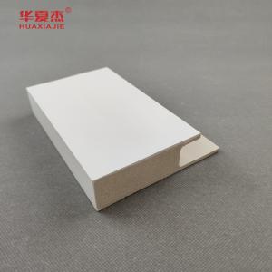 White Cape Wpc Door Frame Flat Casing J-channel Smooth Surface Wpc Moulding