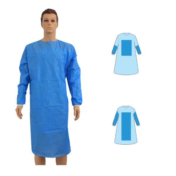 Buy 50gsm Antistatic Antibacterial Sterile Surgical Gown at wholesale prices