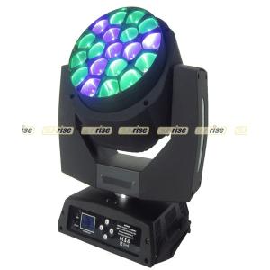 Auto Mode 60W LED Moving Head Light , 19PCS 15w Dj Stage Lights With Smooth
