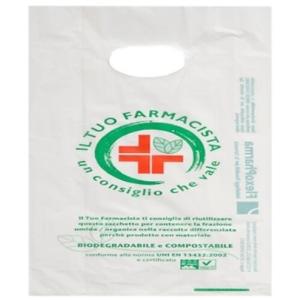 Biodegradable compostable HDPE/LDPE Clear Food Bag, Biodegradable White Trash