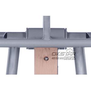 outdoor fitness equipment park wood surfboard exercise machine