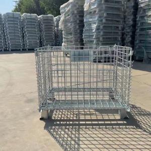 TLSW Industrial Foldable Wire Mesh Containers Capactity 1000kg
