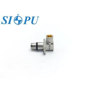 BMA Male RF Coaxial Connector – Right-Angle, Flange Mount