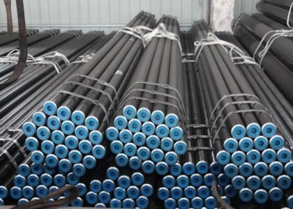 Customized Wall Thickness Black Painted Heat Exchanger Steel Tube For Industrial
