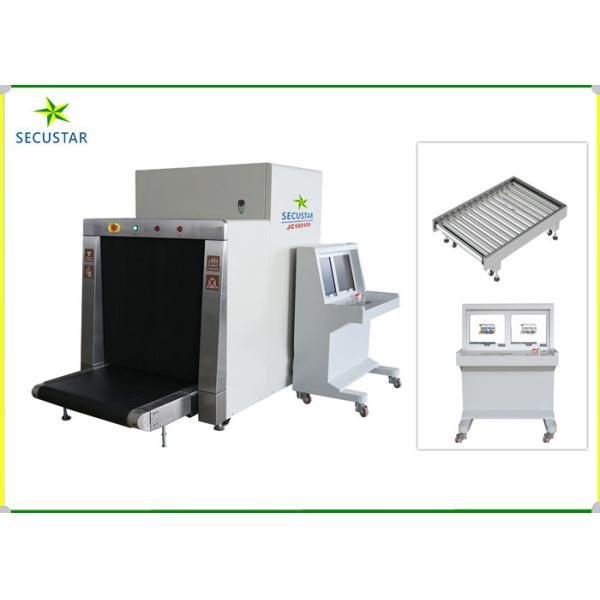 100100 Tunnel Size Conveyor Cargo X Ray Scanners With Control Desk In Express