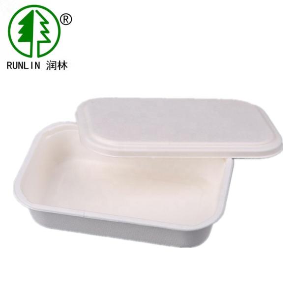 Buy Biodegradable microwave thermoforming eco-friendly sugarcane bagasse food container at wholesale prices