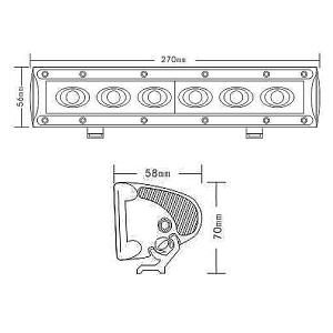 30W 10.5'' CREE LED Light Bar