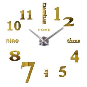 Arabic Digital Modern Wall Clock Home Decor Large Hanging Wall Clock