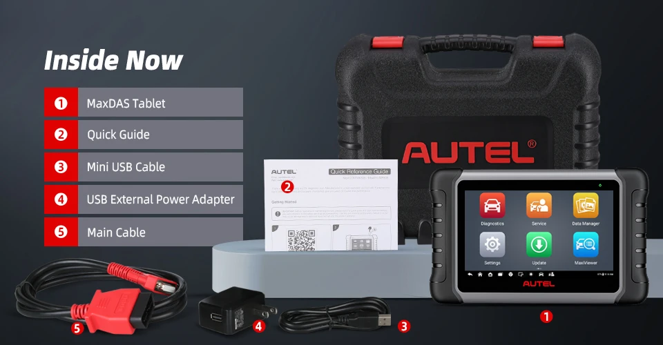 Autel MaxiCOM MK808S OBD2 Scanner Automotivo Car Diagnostic Tool OBD 2 Scanner Active Test Code Reader Key Coding Tool