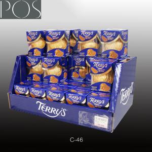 customized PDQ cardboard box on the supermarket shelves