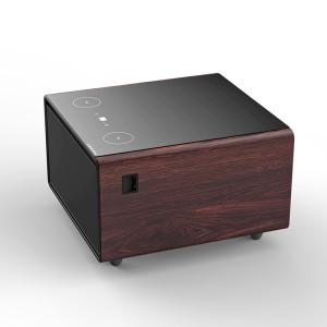 Modern Smart Coffee Table with Tempered Glass Top and Wine Cooler Gross Weight