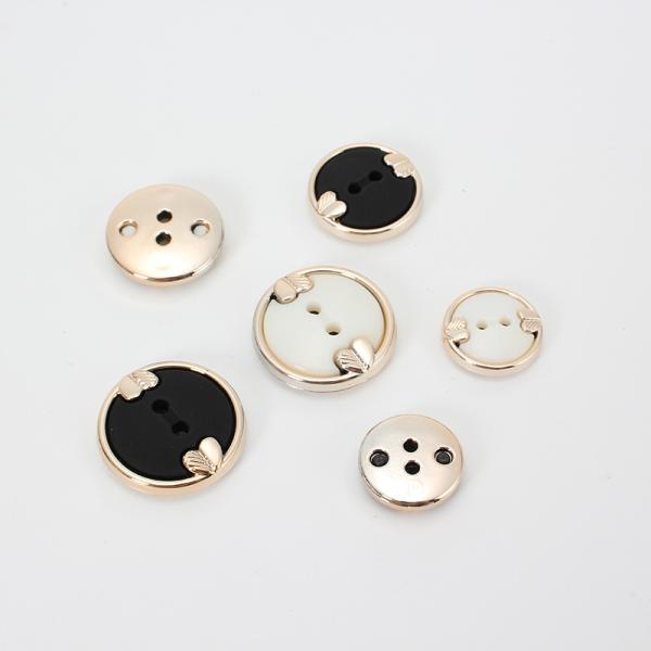 Wholesale Women Clothes Customize Fashion Big Plastic Abs Combined Button for Clothing Dyeable