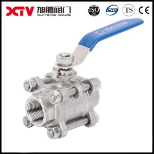 Xtv 3PC 3/4 Inch Stainless Steel Butt Weld Ball Valve Made in for Thread End to