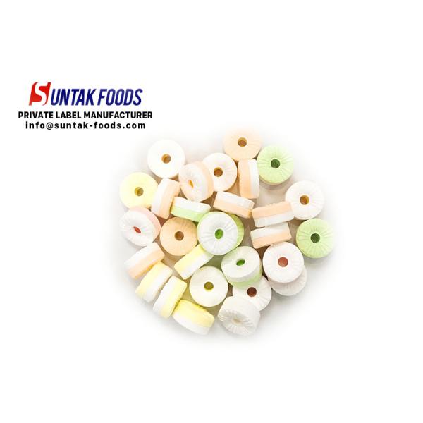 OEM Bulk Candy With Assorted Fruit Flavor / Sugar Free Compress Candy