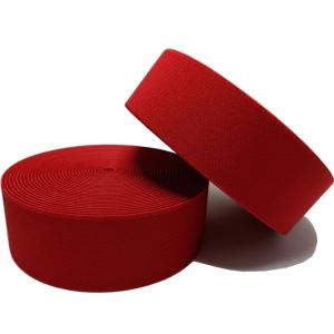 Quality 3.9cm Polyester Elastic Webbing Stretchy Headband Knitted Webbing for sale