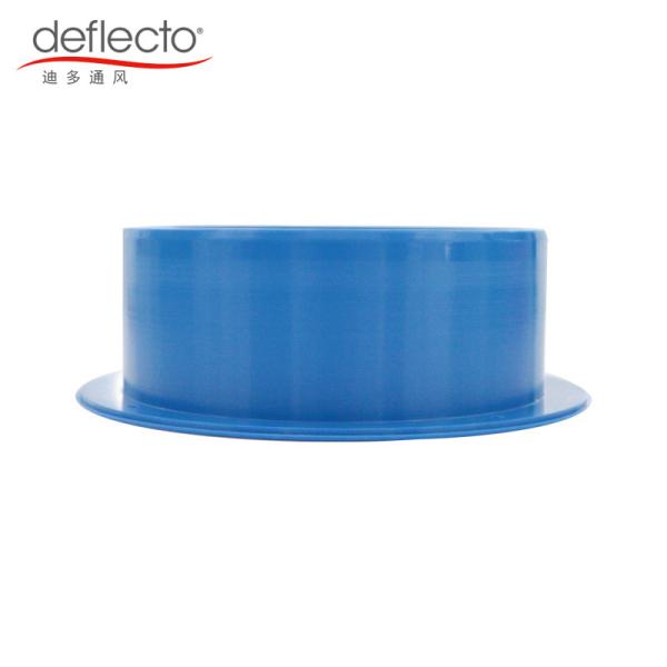 Blue Plastic ABS Duct Connector Flange 6'' High Durability Bulk Packaging