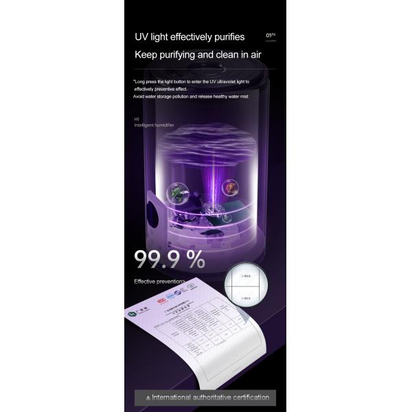 Large Cool-Mist Impeller Humidifier for Bedroom Oem 5L Top Fill Electronic Ultrasonic